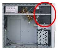 ドスパラ Galleria 用ケース内部 5インチベイ