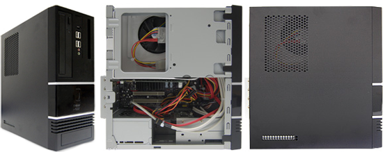 JDコンパクトケース マイクロATXタワー （ドスパラオリジナル）