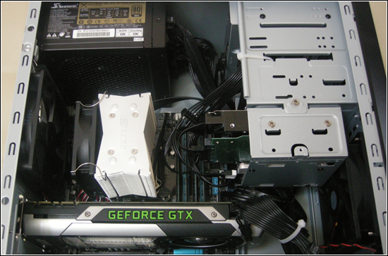 GALLERIA Titan XG-M の内部